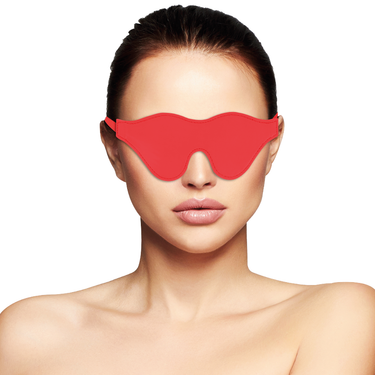 Maschera Oscurità in PVC per Sospense e Intimità Misteriosa